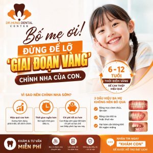 Niềng răng cho trẻ tại gia lâm