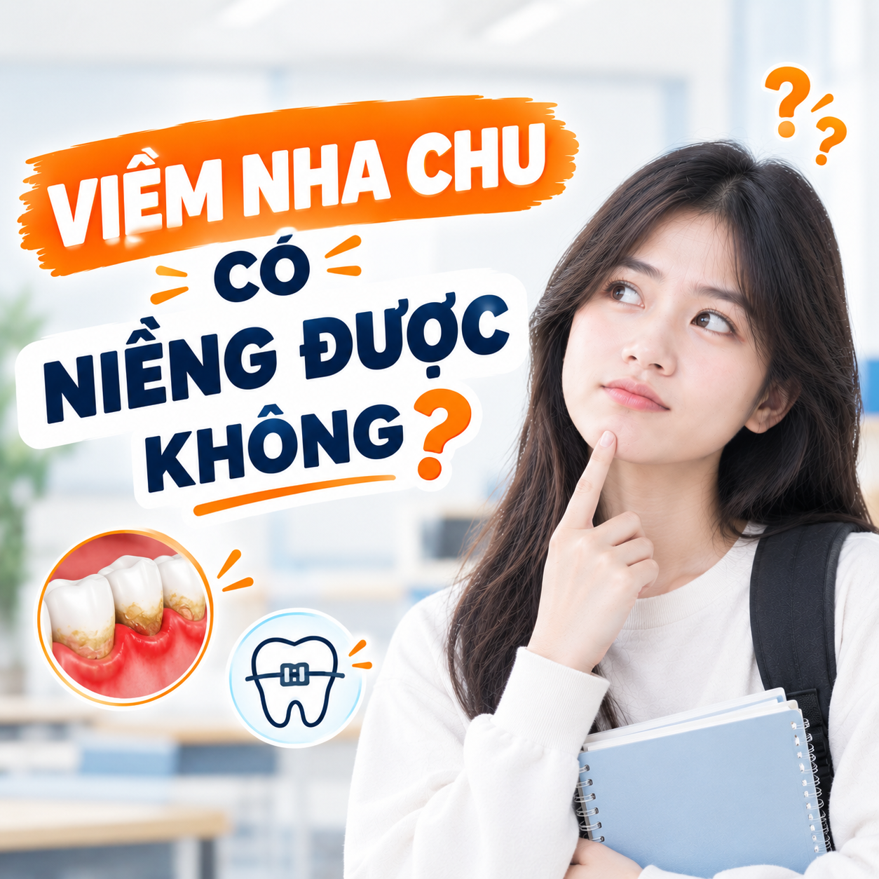 Viêm nha chu có niềng được không